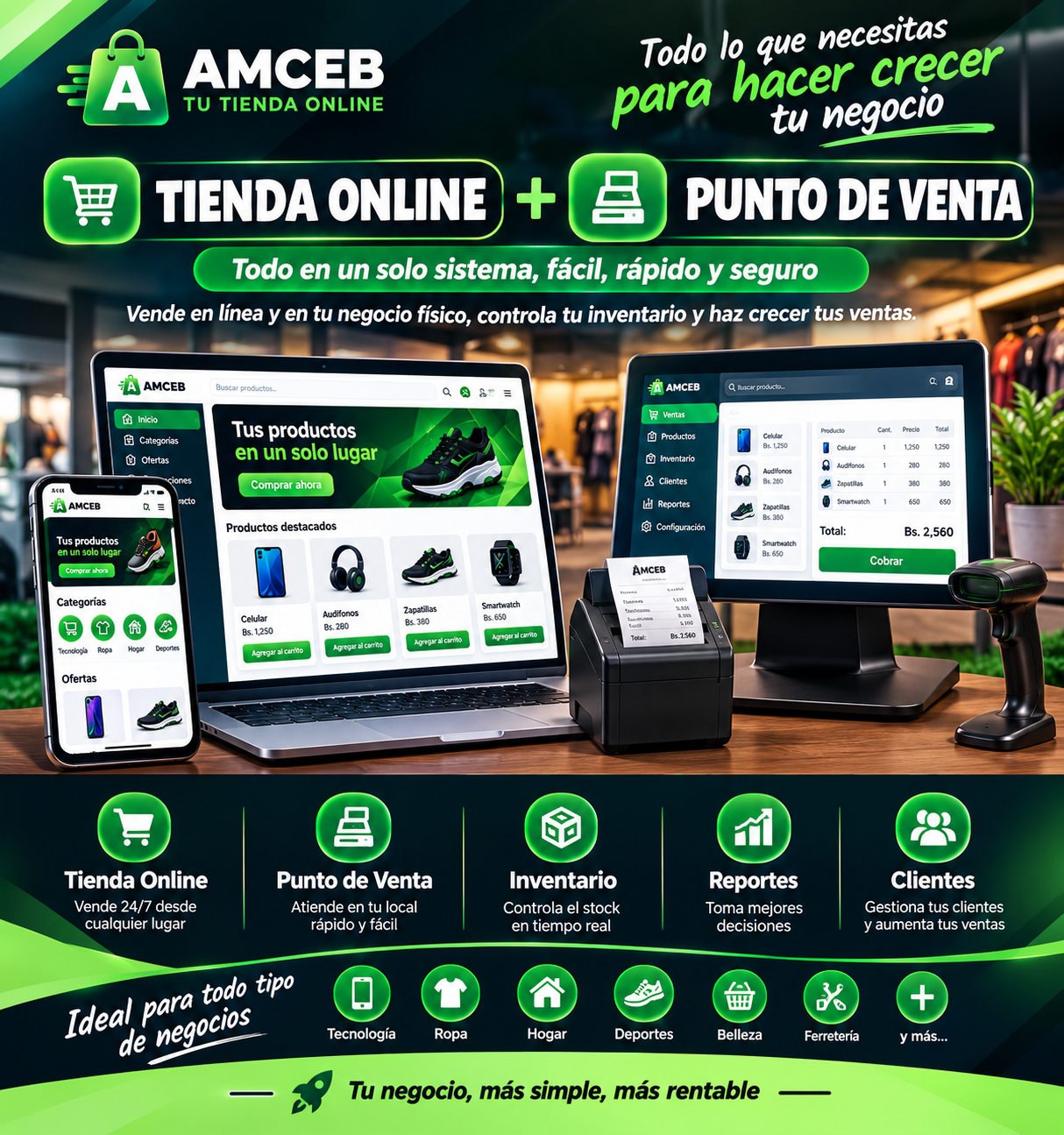 Ecomerce & Sistema punto de venta